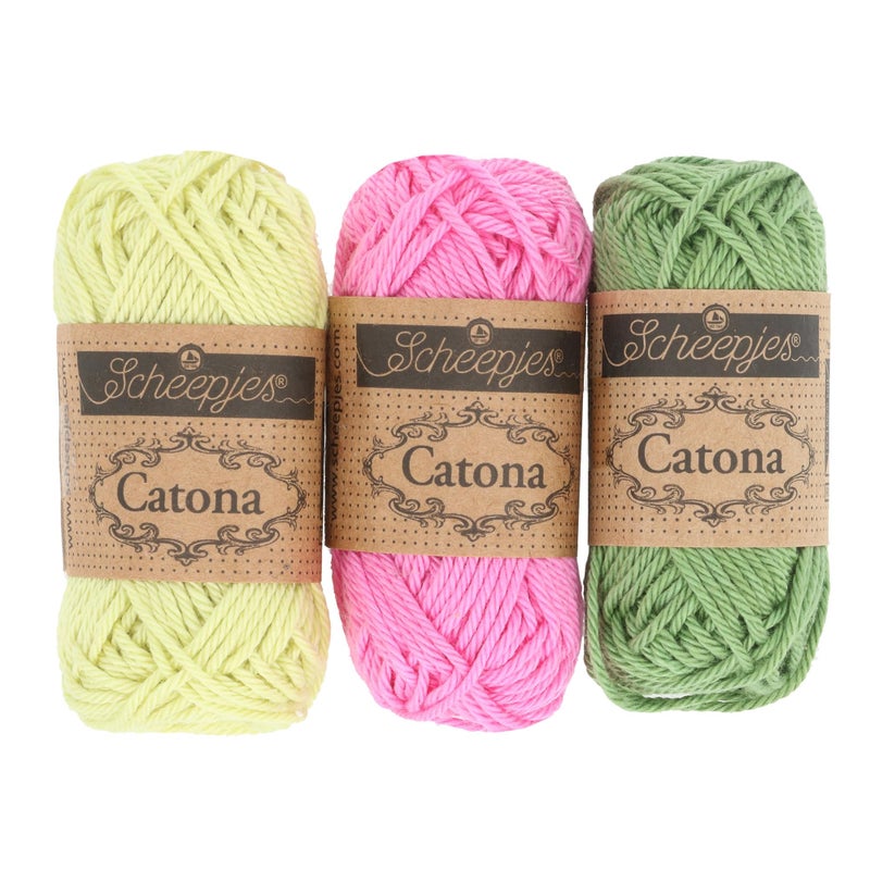 Scheepjes Catona Colour Pack 109 x 10g Assorted Cotton Yarn Kit - Image 2